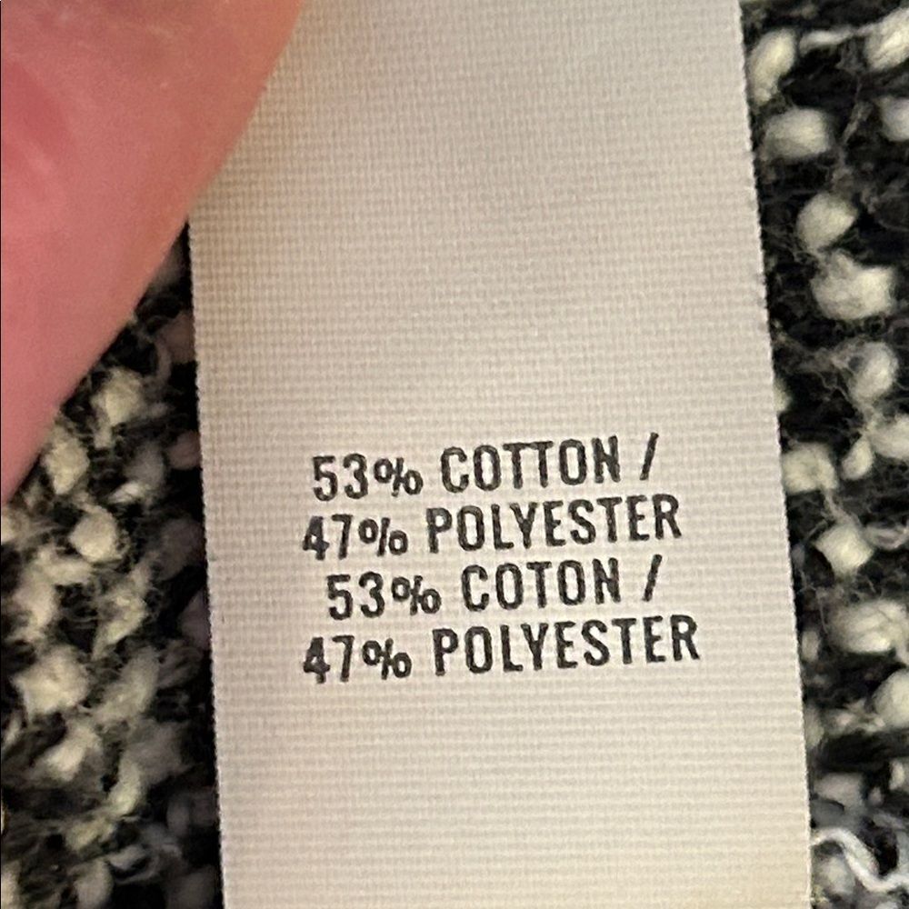 Aerie Black and White Knit Pullover Sweater - Picture 5 of 6